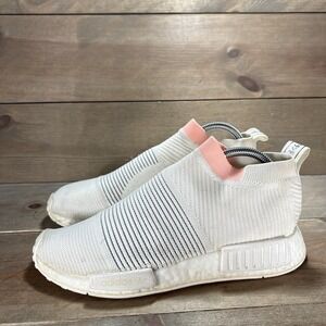 adidas NMD CS1 womens size 8 shoes white slip on athletic sneakers